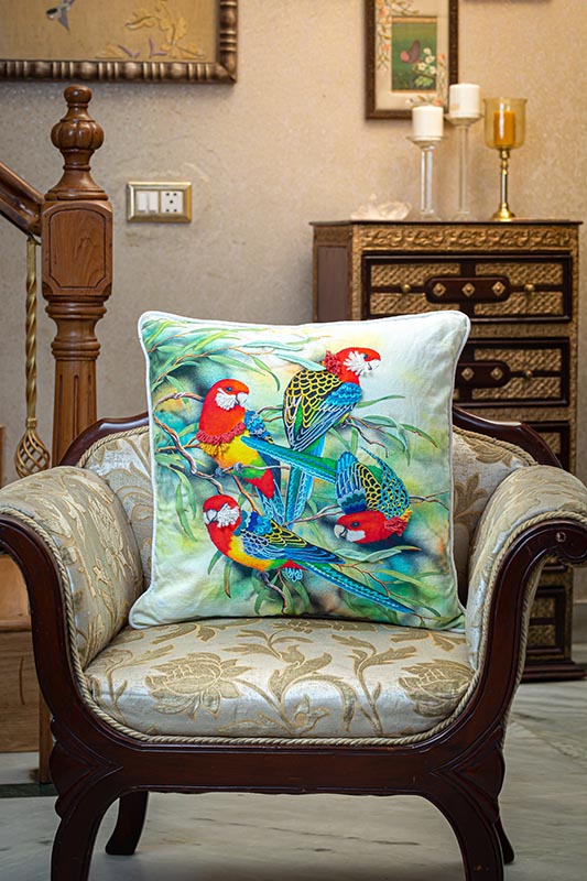 Parrot Love Cushion