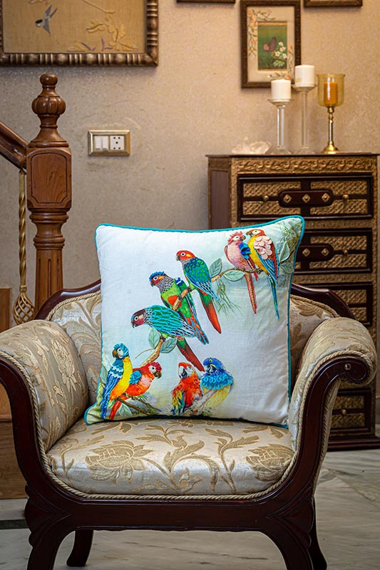 Parrot Paradise Cushion